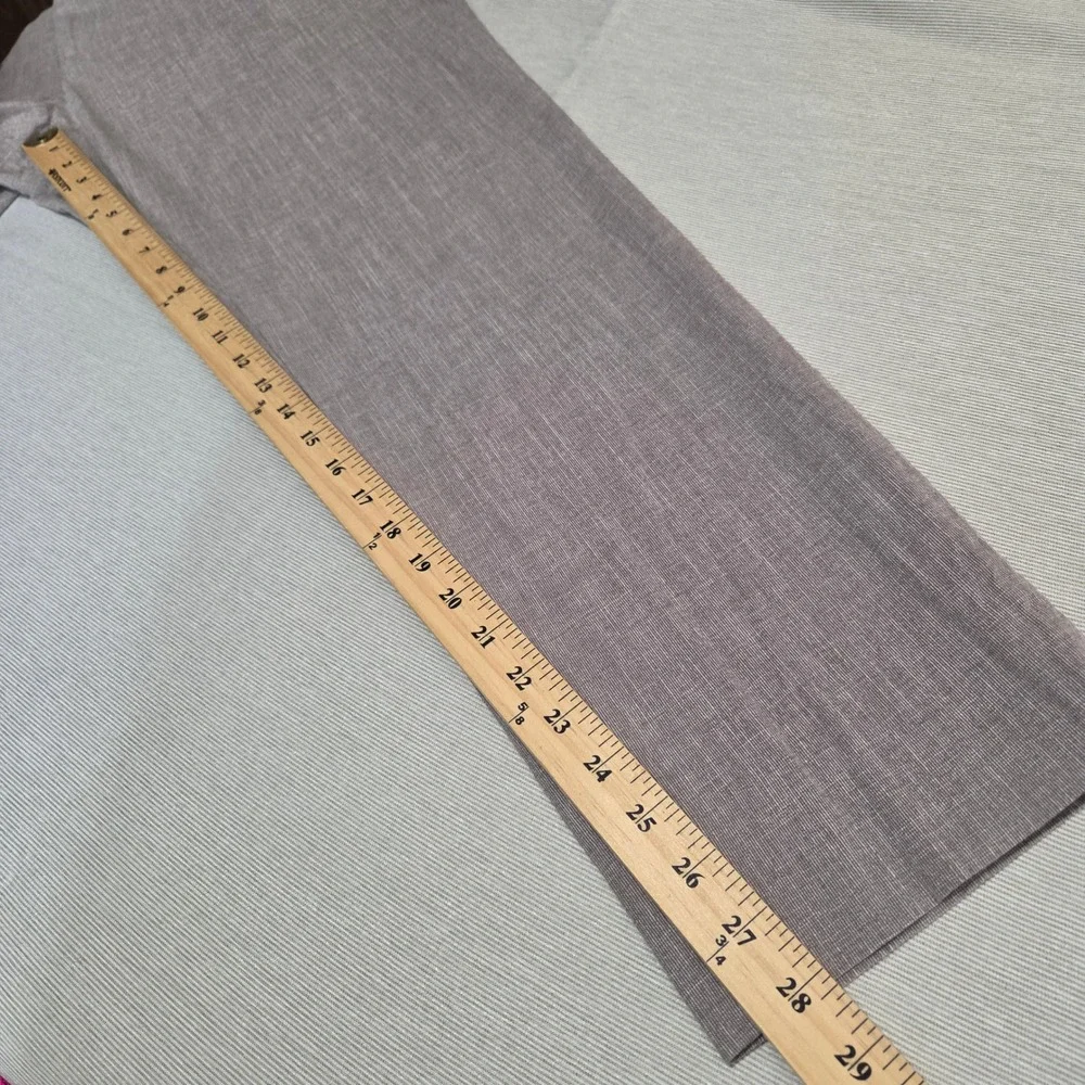Banana Republic Tailored Slim Fit Mens Pants 36 Gray Cotton Blend‎ Dress Casual